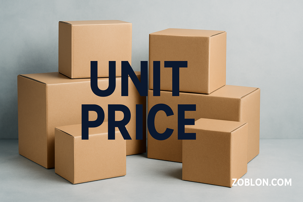 The Price of a Single Item Within a Group of Items Is Known as the Unit Price of the Item The Price of a Single Item Within a Group of Items Is Known as the Unit Price of the Item